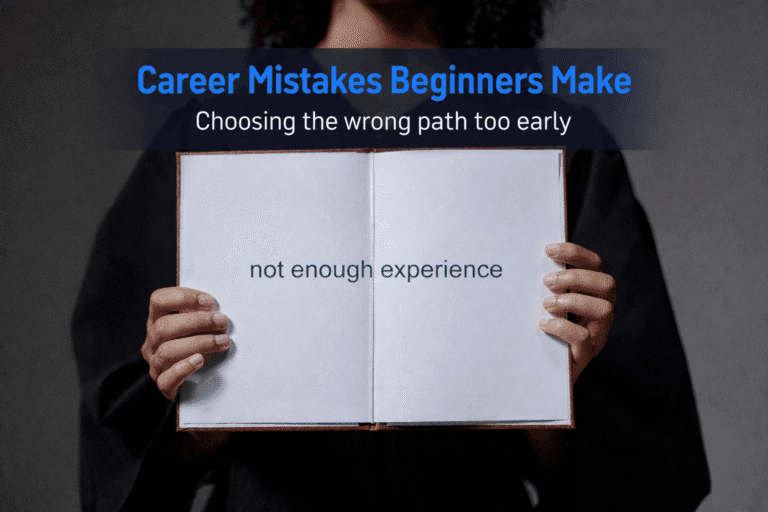 Read more about the article Top 5 Mistakes Beginners Make When Choosing a Career