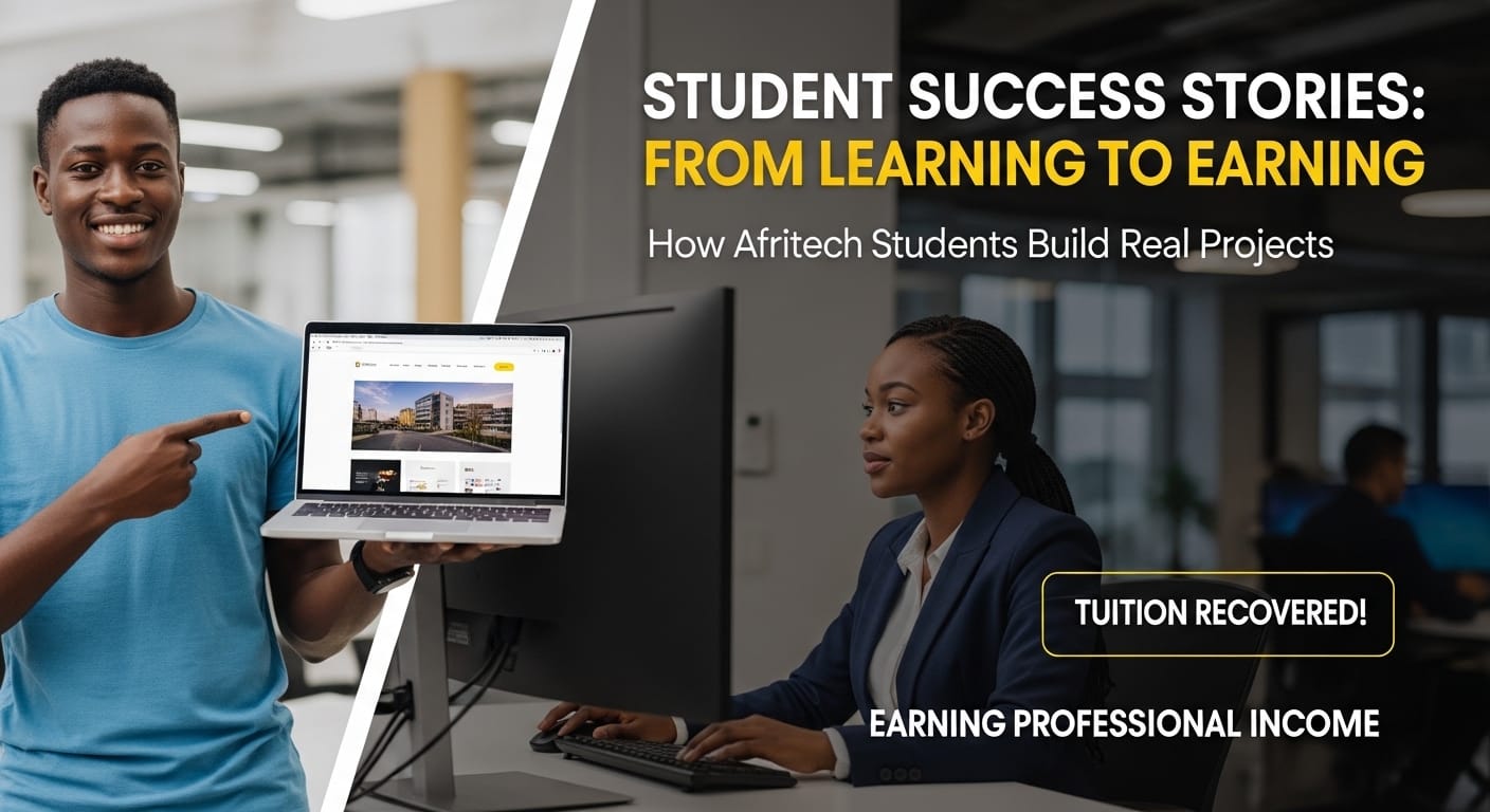 You are currently viewing 7 Inspiring Afritech Institute Success Stories: From Students to Self-Sustaining Pros