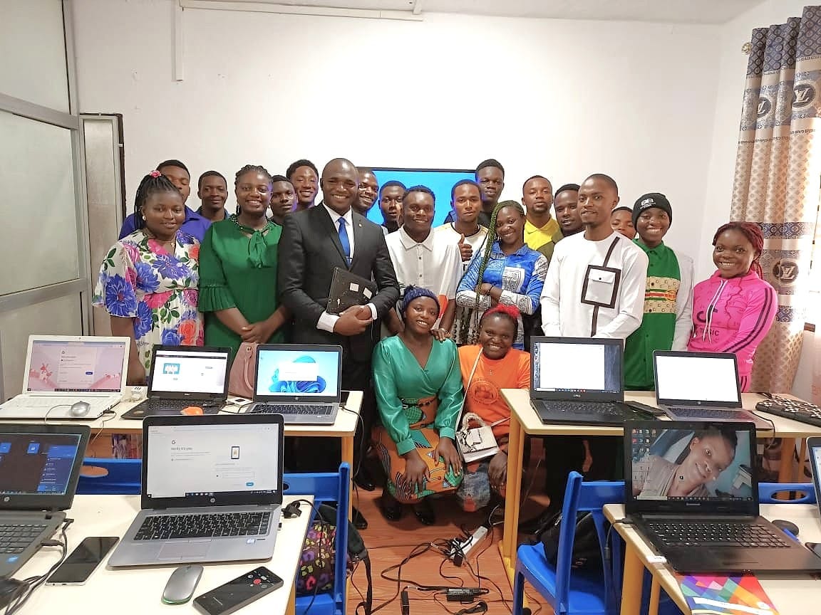 Afritech Institute student preparing for the global tech marketplace
