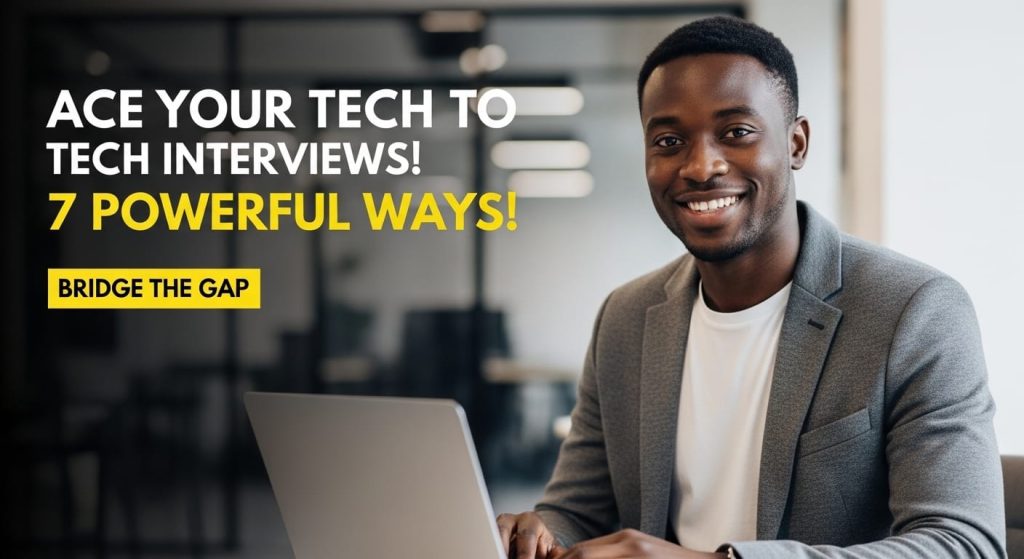 A confident professional preparing to ace tech interviews at Afritech Institute in Dschang