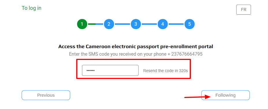 login page how to apply for online cameroon passport