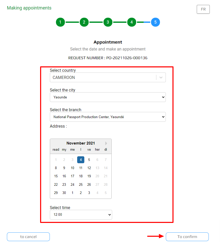 make an appointment how to apply for online cameroon passport